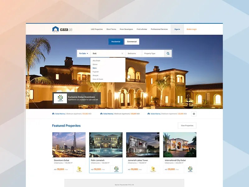 Real Estate Listing Platform